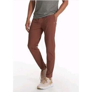 Vuori Transit Technical Joggers Performance Stretch Pants V417 Rust M's Sz Small